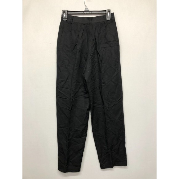 Vintage Isabel Ardee Women Pleated Trouser Dress Pants Size 6 Linen Blend M126 8 - Picture 14 of 16
